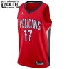 Dres New Orleans Pelicans jonas valanciunas 17 Jordan 2022-23 Statement Edition Crvena Swingman - Dječji